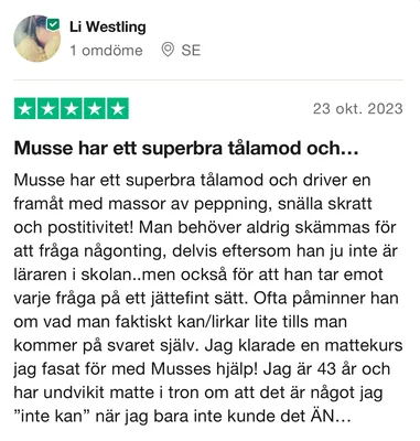 Omdöme om Läxhjälpen Pluggish