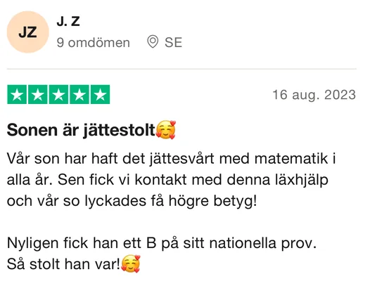 Omdöme om Läxhjälpen Pluggish