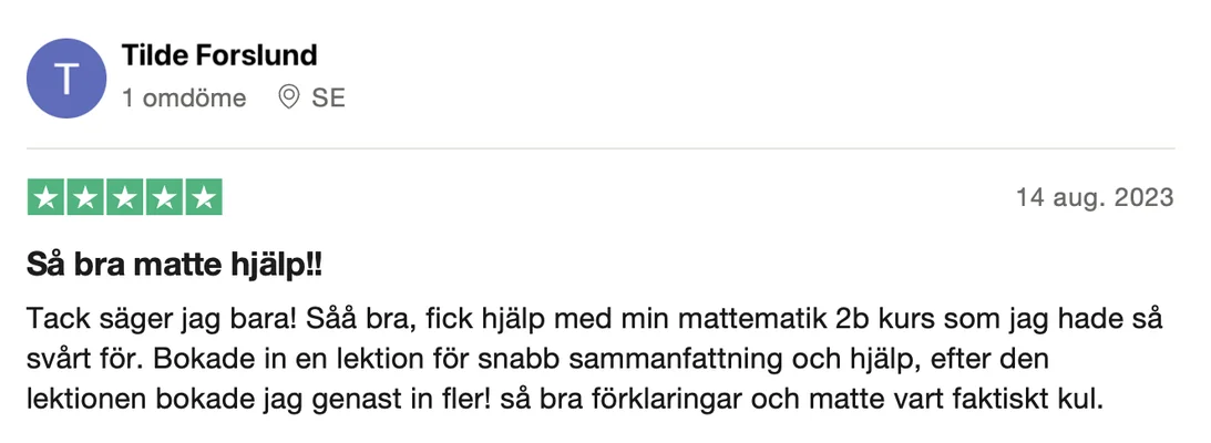 Omdöme om Läxhjälpen Pluggish