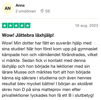 Omdöme om Läxhjälpen Pluggish