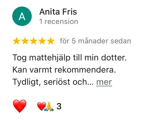 Omdöme om Läxhjälpen Pluggish
