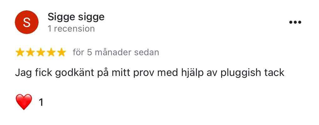 Omdöme om Läxhjälpen Pluggish